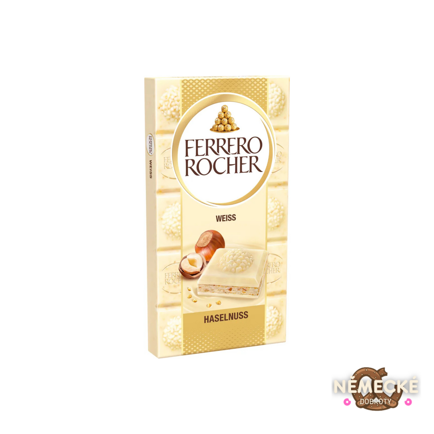 Bílá Čokoláda Ferrero Rocher - Oříšková